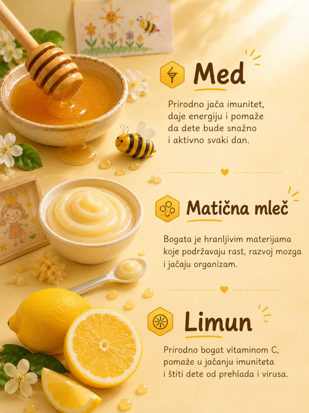 Imuno za decu limun sastav