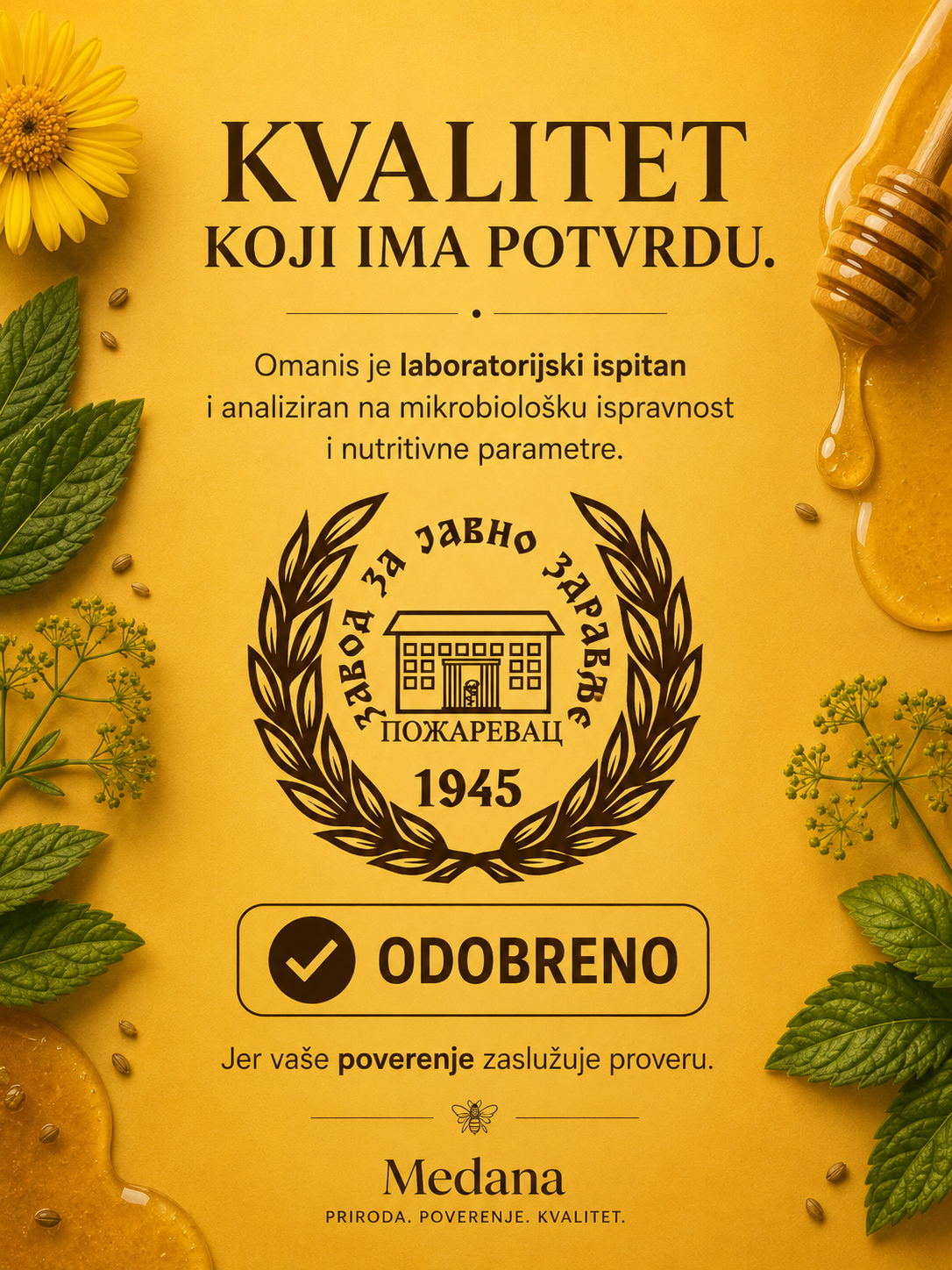 OMANIS - ČISTAČ PLUĆA - MED - Slika 5