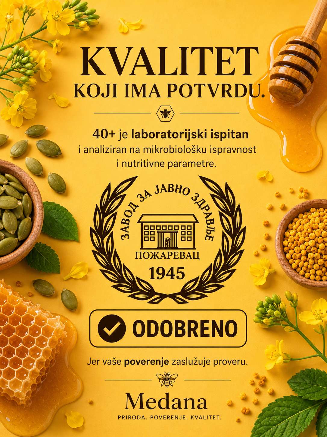 MED 40+ PRIRODNI MED SA DODACIMA ZA PROSTATU - Slika 5