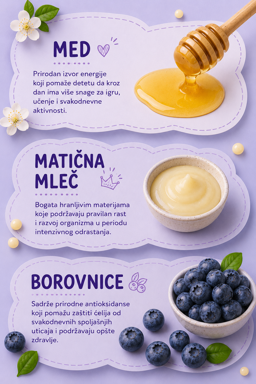 Imuno za decu borovnica sastav
