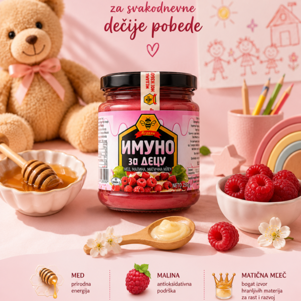 Imuno za decu sa malinom - prirodna podrska