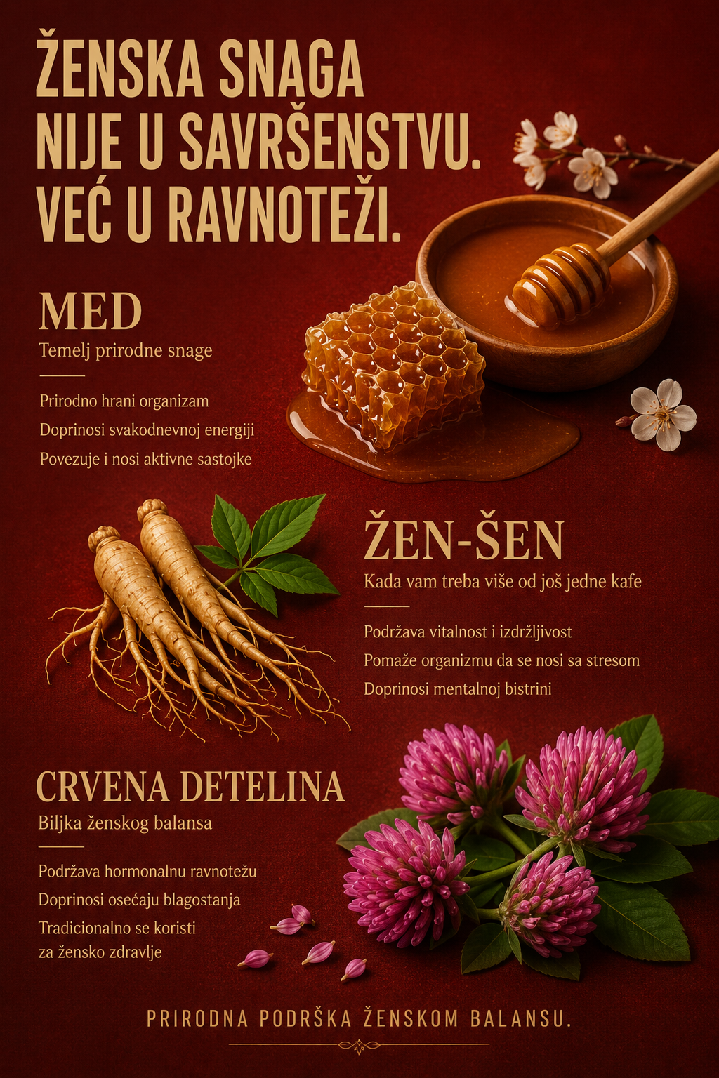 Zenska snaga nije u savrsenstvu vec u ravnotezi