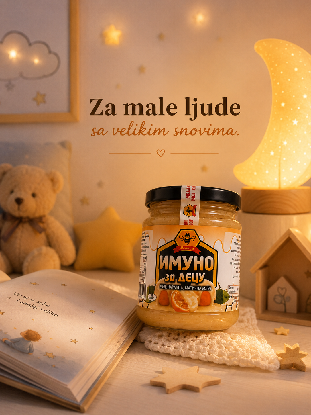 Imuno za decu sa pomorandzom za male ljude